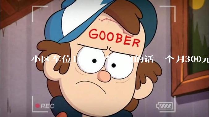 小区车位10万一个，租的话一个月300元，还有必要买车位吗？
